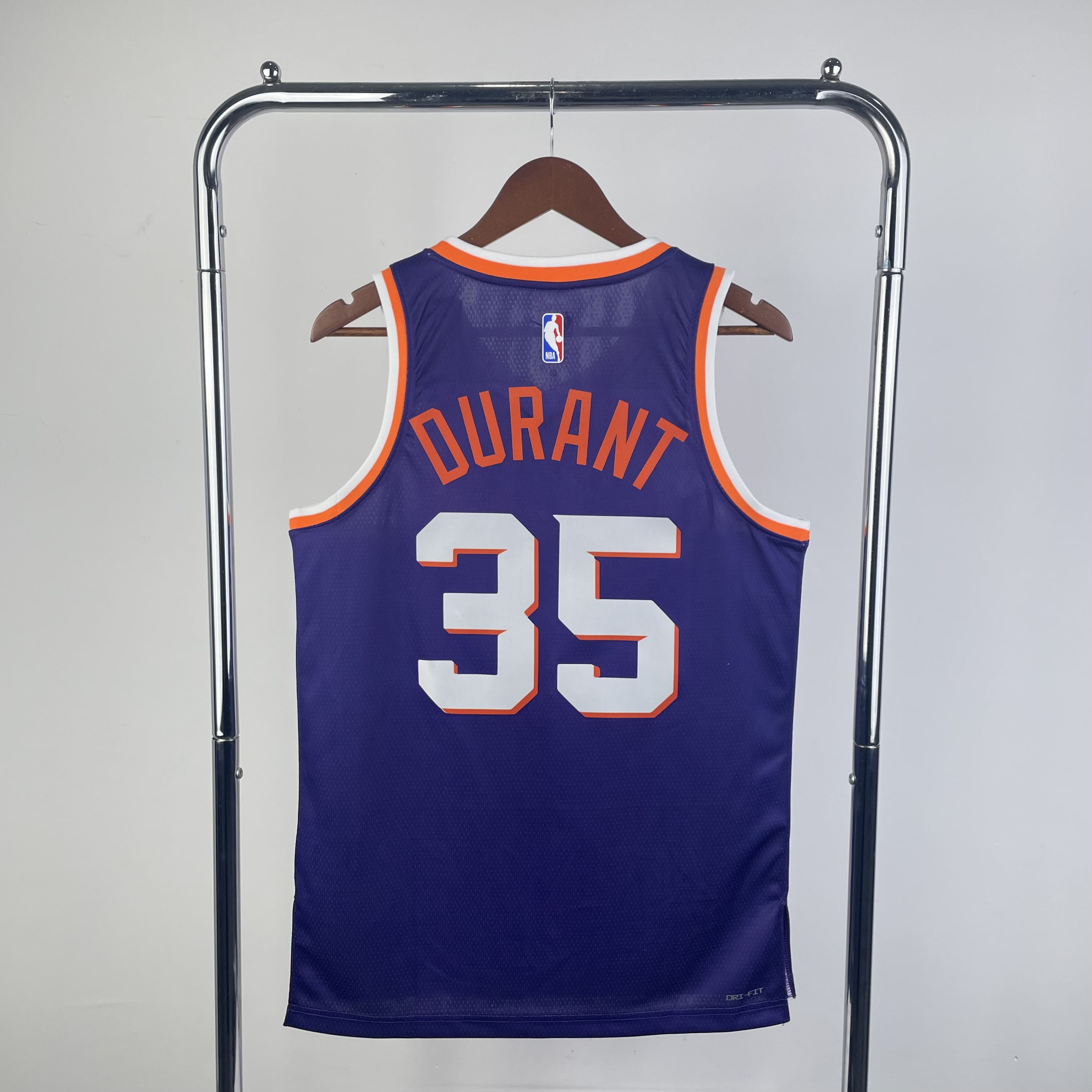 Men Phoenix Suns 35 Durant Purple Season Nike 2024 NBA Jersey